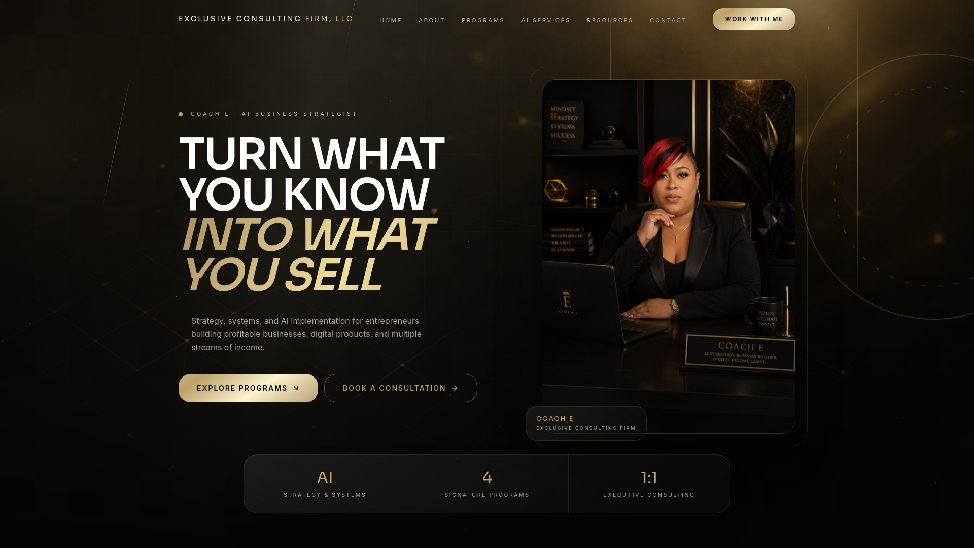 Exclusive Consulting Firm, LLC